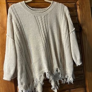 Boutique Open Back Sweater